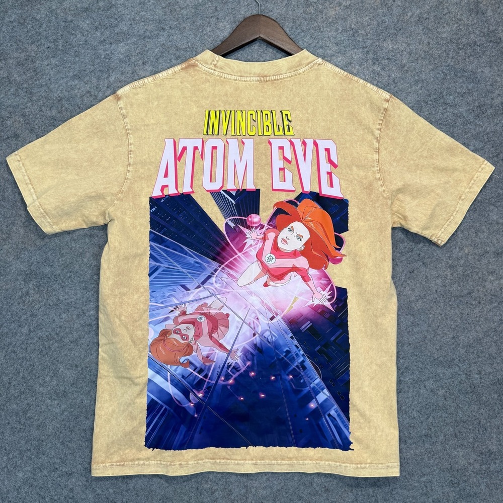 Invincible Atom Ave T Shirt Mens Medium Graphic Animated Superhero Show Tee